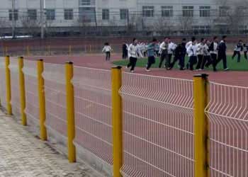 某學(xué)校操場(chǎng)圍網(wǎng)施工效果案例